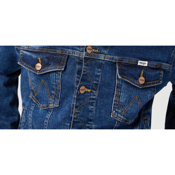 WRANGLER COWBOYJAKKE (CLASSIC) MEADOW HAZE STR. S-4XL 