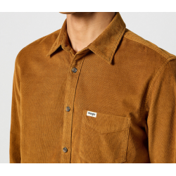 WRANGLER SKJORTE LANG RME BRUN (FLJL) 
