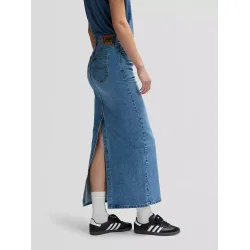 LEE NEDERDEL SIDE SLIT MAXI SKIRT 