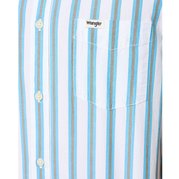 WRANGLER SKJORTE KORT RME.  (KUN M)