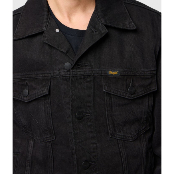 WRANGLER COWBOYJAKKE (CLASSIC) SORT STR. S-4XL 