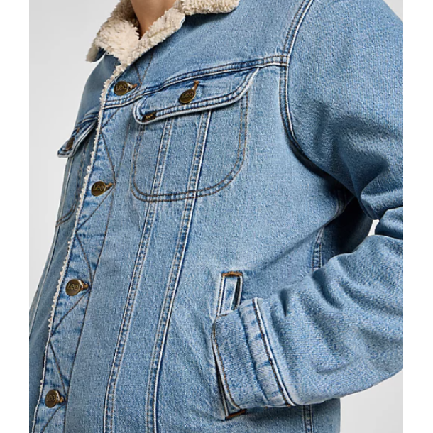 LEE SHERPA JAKKE STONEWASH