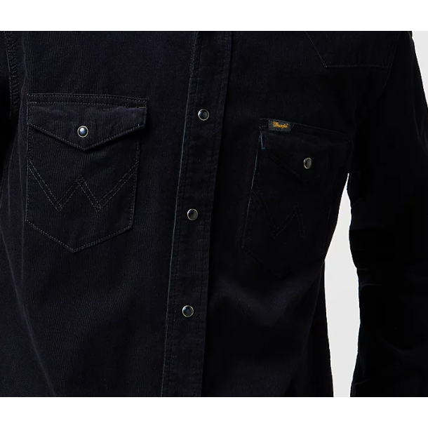 WRANGLER SKJORTE SORT (FLJL)