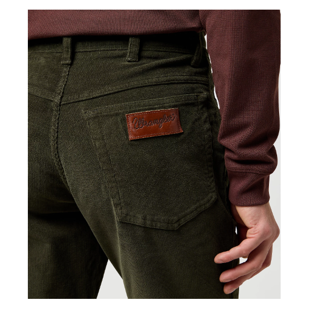 WRANGLER TEXAS STRETCH SLIM FLJL DUSTY GREEN