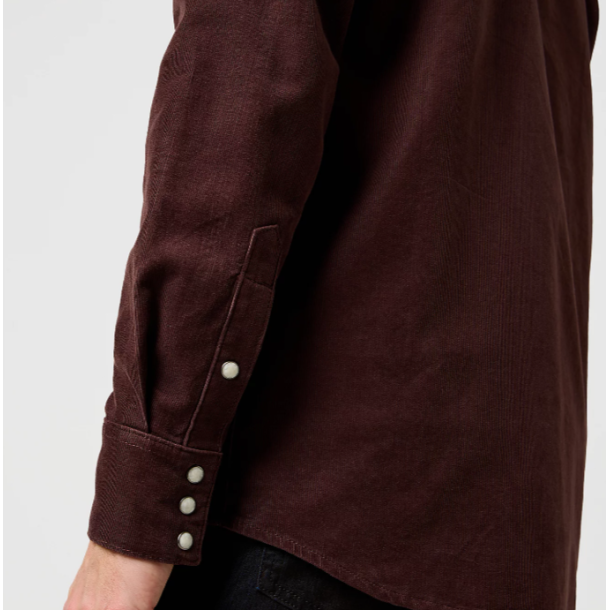 WRANGLER SKJORTE MAHOGANY (FLJL)