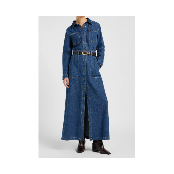 LEE MAXI DENIM UTILITY DRESS