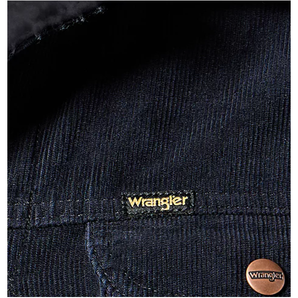 WRANGLER SHERPA JAKKE FLJL (SORT) (F STR.)