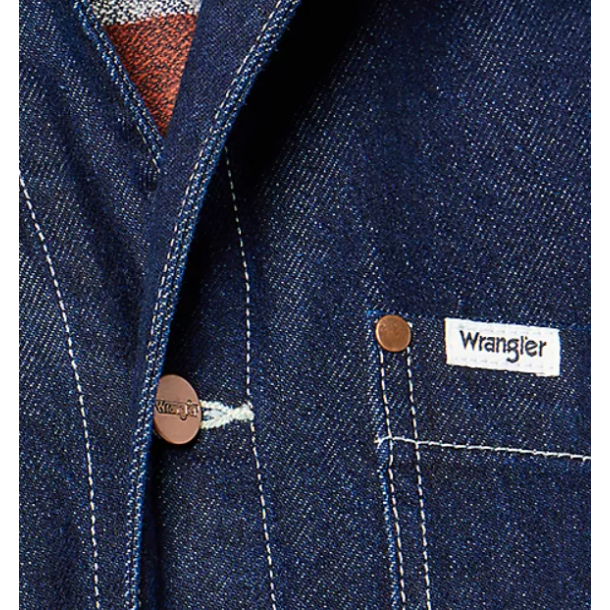 WRANGLER COWBOYJAKKE (MED PSATTE LOMMER)