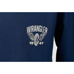 WRANGLER SWEATSHIRT RUND HALS BL