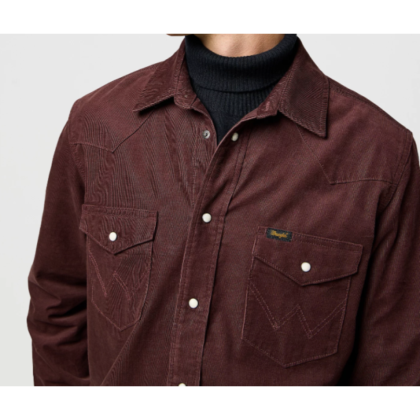 WRANGLER SKJORTE MAHOGANY (FLJL)