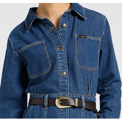 LEE MAXI DENIM UTILITY DRESS