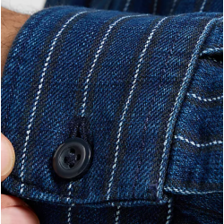 LEE SKJORTE LANG RME  (BL STRIBET)