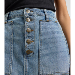 LEE NEDERDEL PATCH MIDI SKIRT 