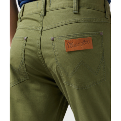 WRANGLER GREENSBORO JEANS STRETCH (SOMMER UDGAVE) OLIVEN