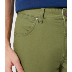 WRANGLER GREENSBORO JEANS STRETCH (SOMMER UDGAVE) OLIVEN