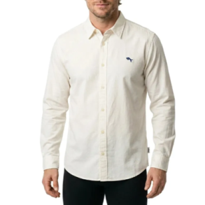 WRANGLER SKJORTE LANG �RMET HVID