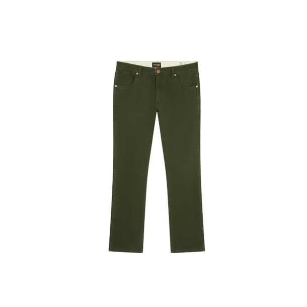 WRANGLER GREENSBORO JEANS STRETCH (VINTERBOMULD) GR�N