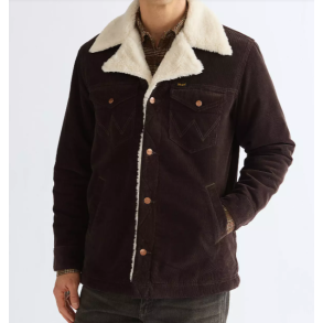 WRANGLER SHERPA JAKKE FL�JL (BRUN)