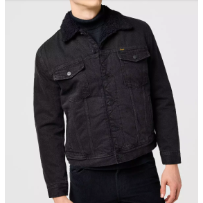 WRANGLER SHERPA JAKKE FL�JL (SORT)
