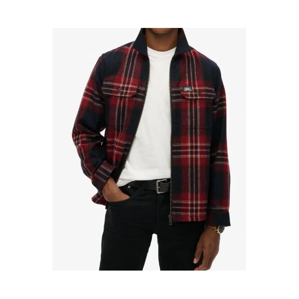 SUPERDRY WOOL JAKKE/SKJORTE (KUN STR 3XL)