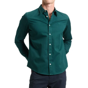LEE SKJORTE LANG �RME  GR�N