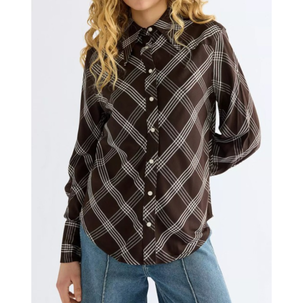 WRANGLER SKJORTE DRAMA COLLAR SHIRT BRANTLEY