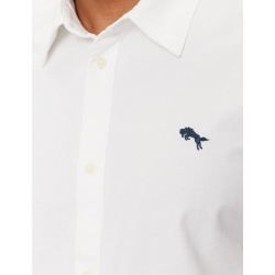 WRANGLER SKJORTE LANG �RMET HVID