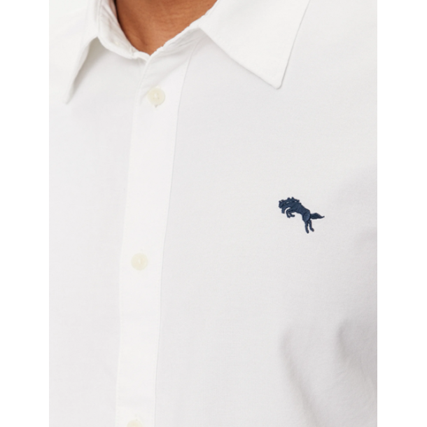 WRANGLER SKJORTE LANG �RMET HVID