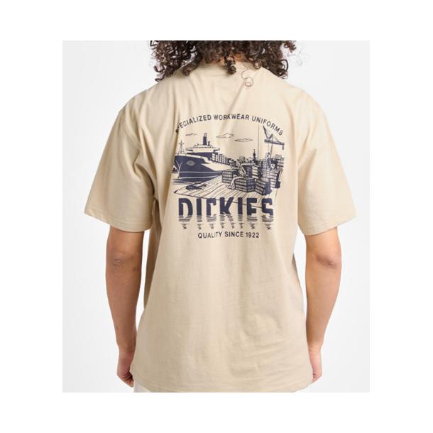 DICKIES PELHAM TEE SS WOOD ASH