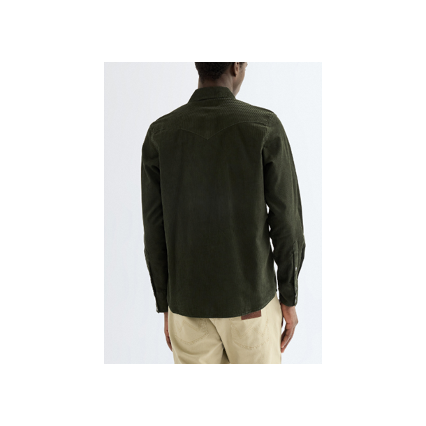 WRANGLER SKJORTE GR�N (FL�JL)