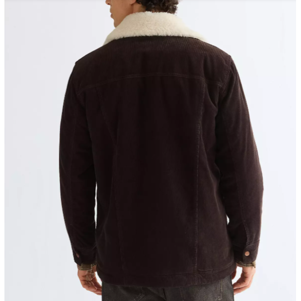 WRANGLER SHERPA JAKKE FL�JL (BRUN)