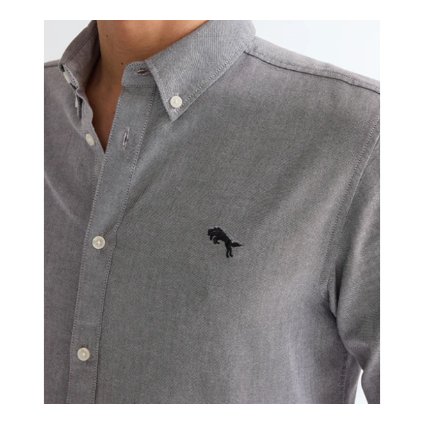 WRANGLER SKJORTE LANG �RMET BL�