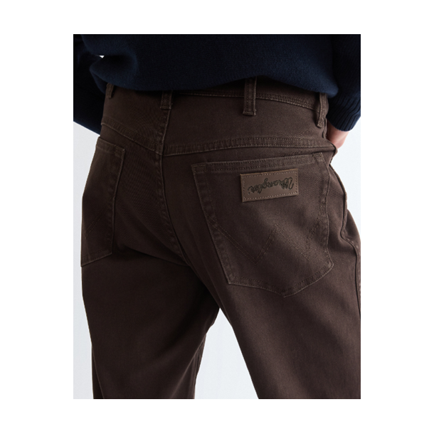 WRANGLER TEXAS JEANS STRETCH (VINTERBOMULD) BRUN 