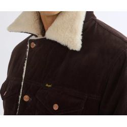 WRANGLER SHERPA JAKKE FL�JL (BRUN)