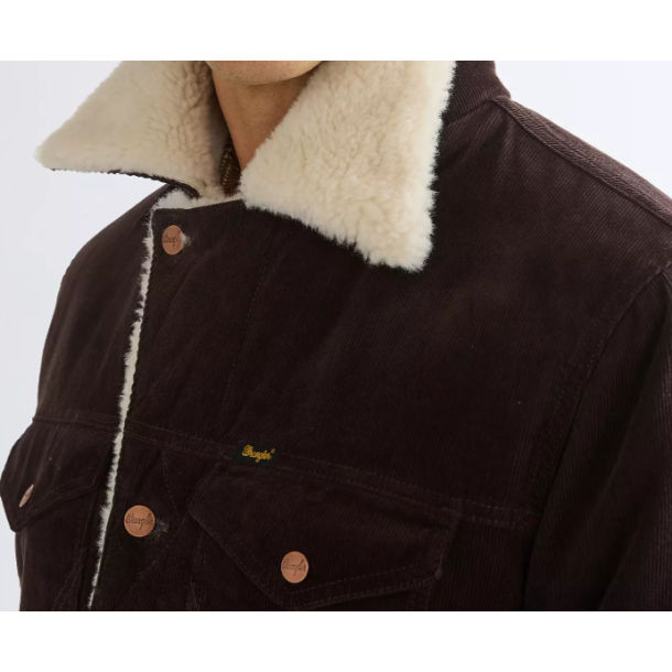 WRANGLER SHERPA JAKKE FL�JL (BRUN)
