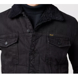 WRANGLER SHERPA JAKKE FL�JL (SORT)