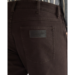 WRANGLER GREENSBORO JEANS STRETCH (VINTERBOMULD) BRUN