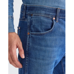 WRANGLER GREENSBORO JEANS (STRETCH) BL� (EKSTRA BL�D)