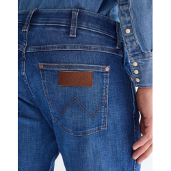 WRANGLER GREENSBORO JEANS (STRETCH) BL� (EKSTRA BL�D)