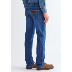 WRANGLER GREENSBORO JEANS (STRETCH) BL� (EKSTRA BL�D)