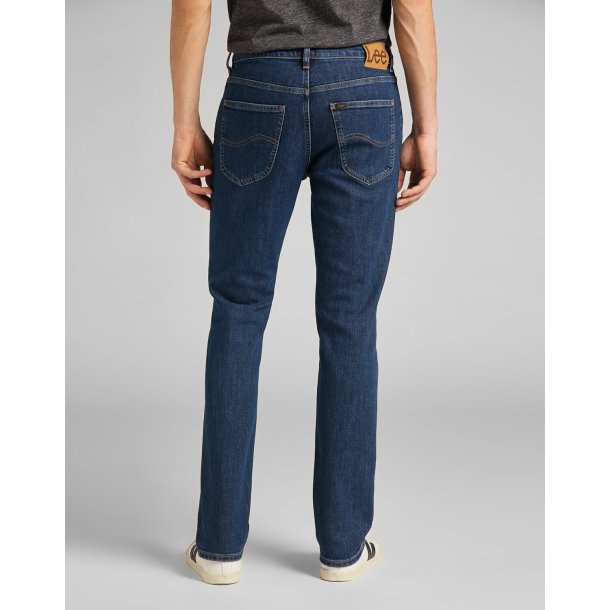 LEE BROOKLYN STRAIGHT STRETCH DENIM DARKSTONE 