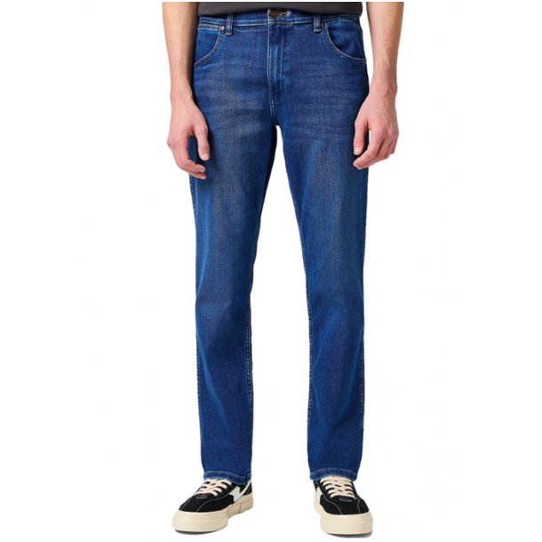 WRANGLER GREENSBORO JEANS (STRETCH) BL� (EKSTRA BL�D)