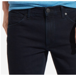 WRANGLER GREENSBORO JEANS (STRETCH) BLUE BLACK