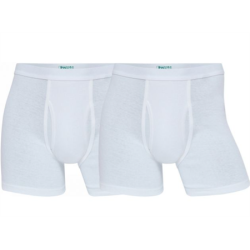 JBS 2 PACK  KORT BEN HVID (ORGANIC)