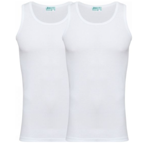 JBS 2 PACK TANK-TOP HVID (ORGANIC)