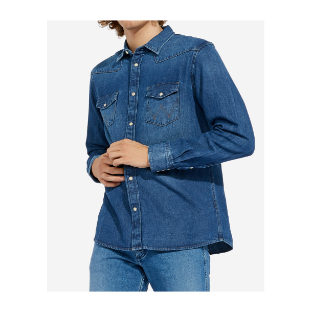 WRANGLER COWBOYSKJORTE (F STR)