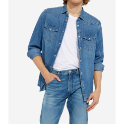 WRANGLER COWBOYSKJORTE (KUN STR S)