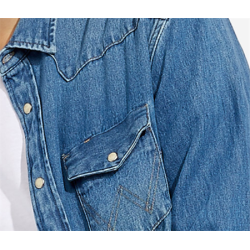 WRANGLER COWBOYSKJORTE (KUN STR S)