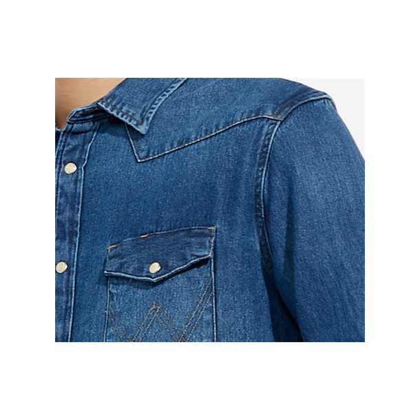 WRANGLER COWBOYSKJORTE (F STR)