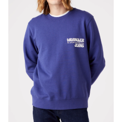 WRANGLER SWEATSHIRT RUND HALS BL